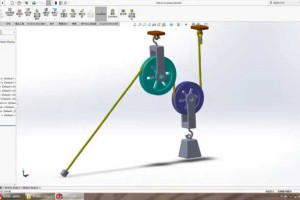 SolidWorks模型分享：滑轮组（2016版全特征）